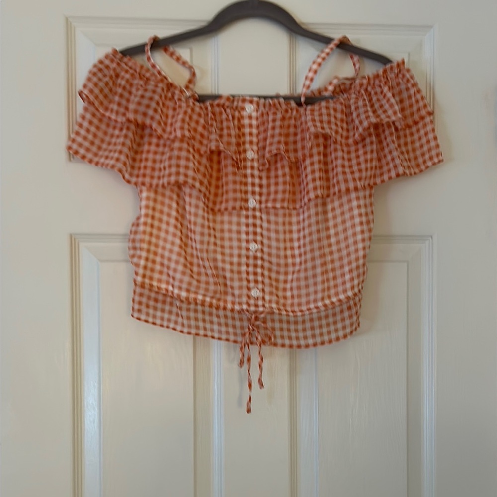 Cold shoulder blouse